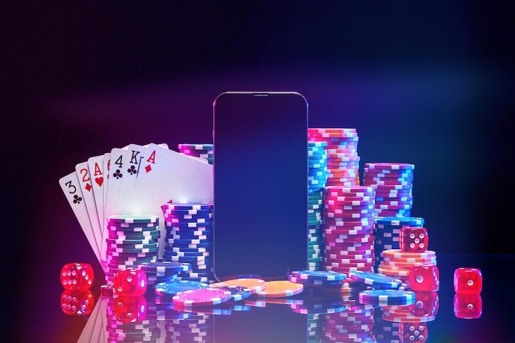 Tampilan meja blackjack dengan kartu yang jelas terlihat dan dealer siap melayani pemain